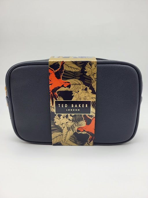 TED BAKER LONDON Men's Navy Travel Washbag with accessories
