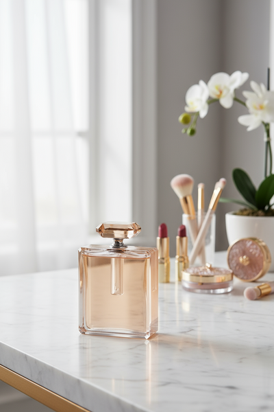 Crystal Gold Perfume Bottle