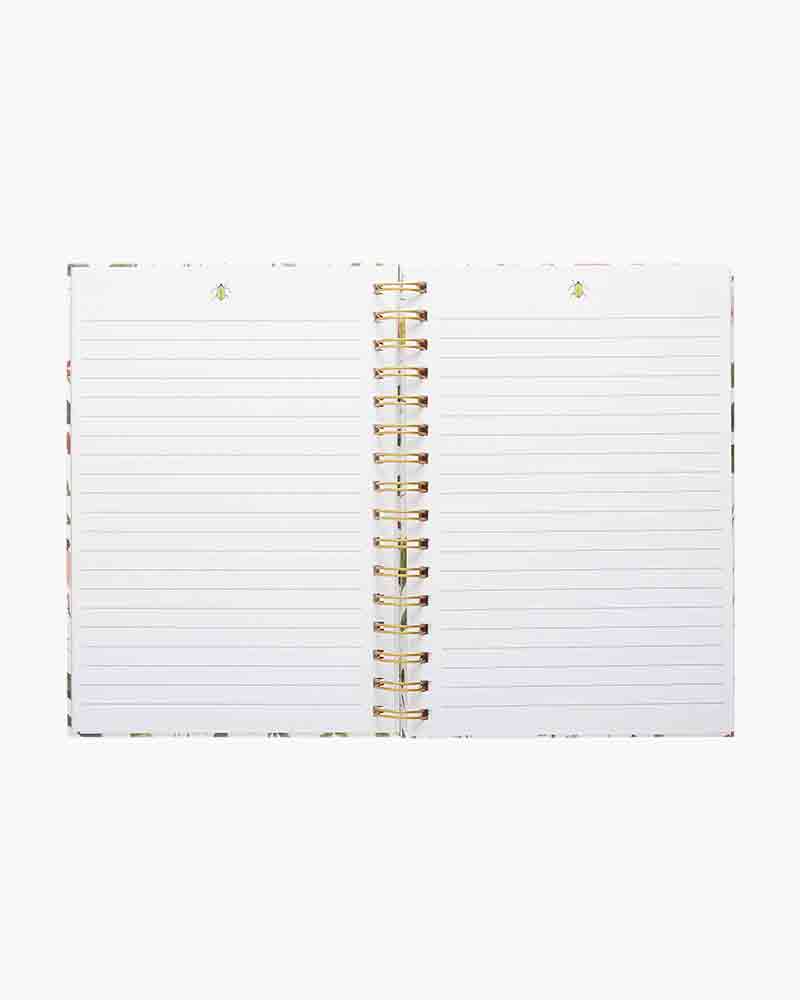 Romantic Perforated Spiral Journal with Pen