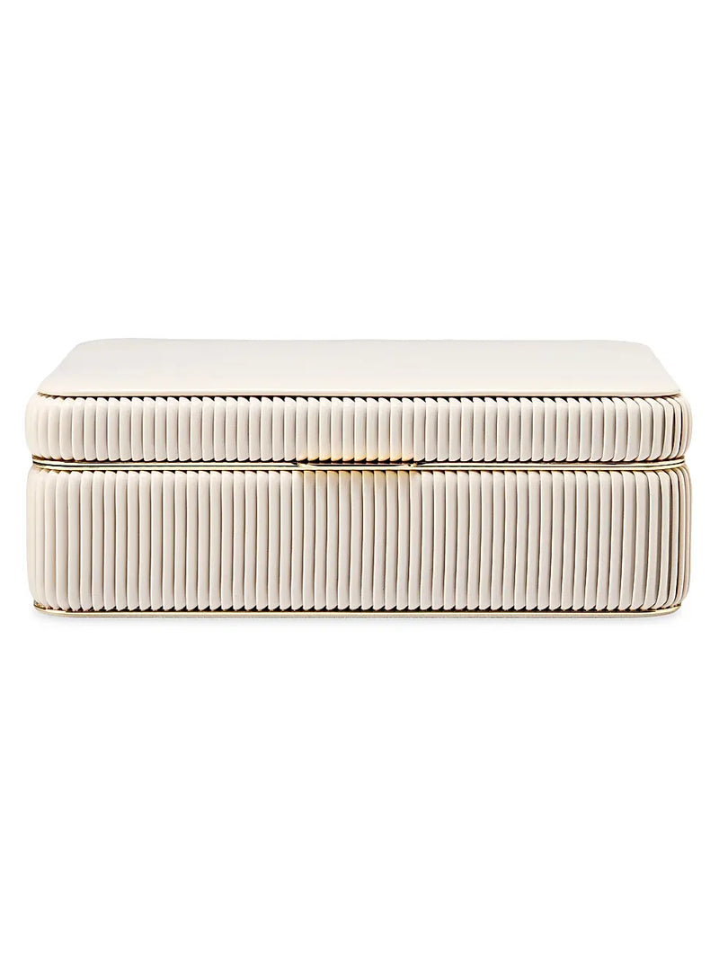 Bella Medium Jewellery Box - Bone