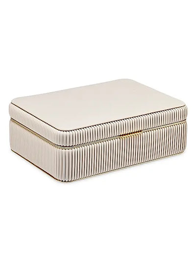 Bella Medium Jewellery Box - Bone