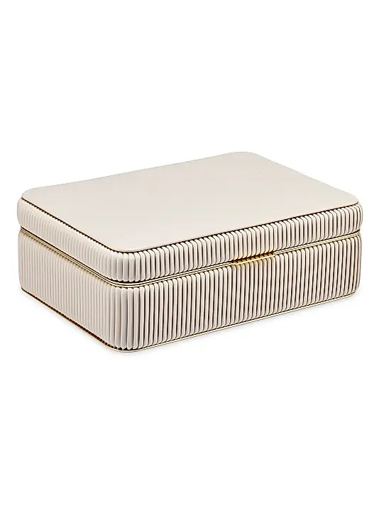 Bella Medium Jewellery Box - Bone