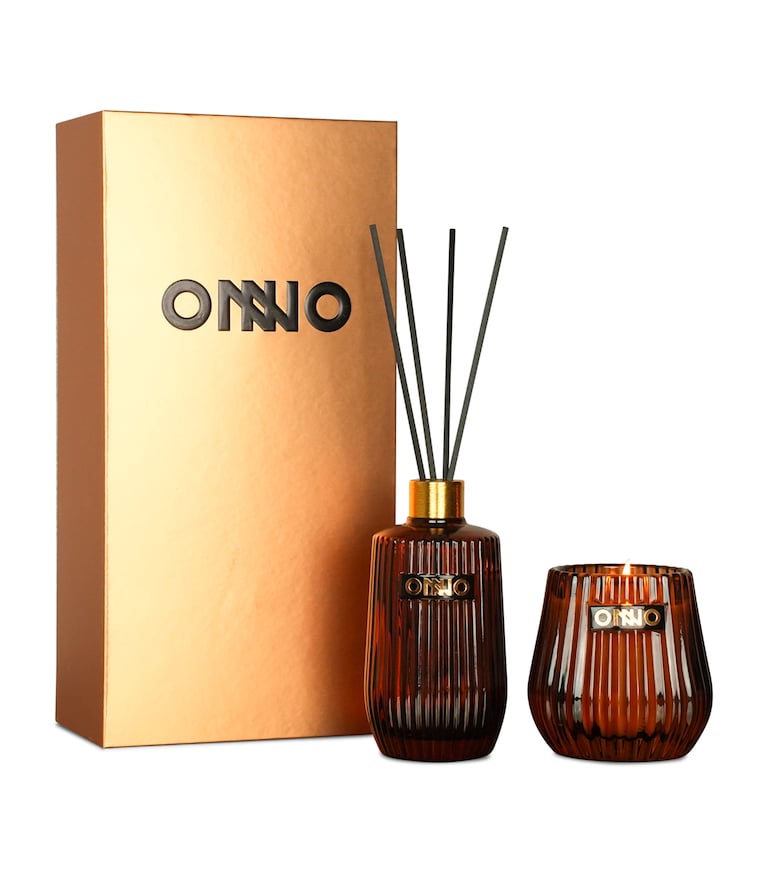 ONNO Eclectic Gift Set Candle And Diffuser - Ginger Fig
