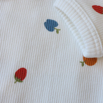 COTTON POMPOM MINI FRUITS BOY FOOTIE