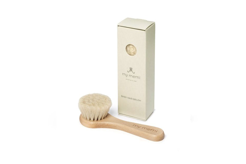 Relaxing Baby Hair Brush with Natural Goat Bristles