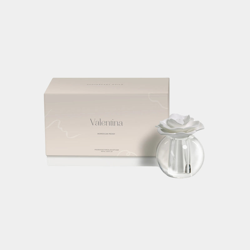 Valentina Crystal Ball Diffuser, Moroccan Peony