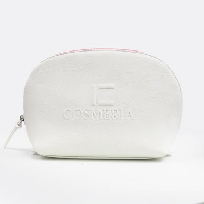 Cosmeria Matte Bag with Pink zipper