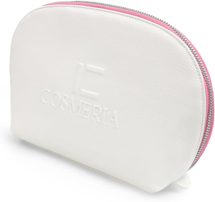 Cosmeria Matte Bag with Pink zipper