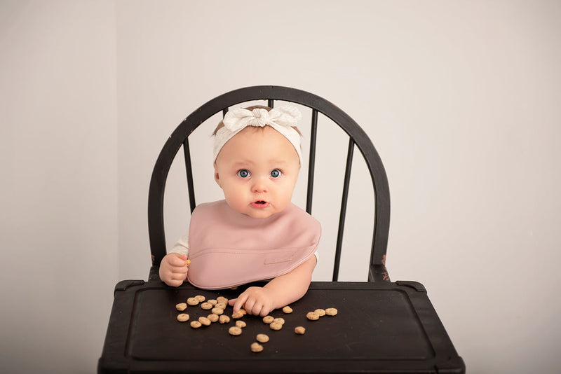 Classic Single  Vegan Leather Mauve Bib