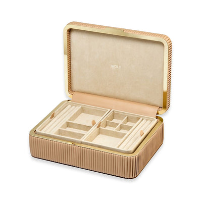 Wolf Bella Medium Jewelry Box in Mocha
