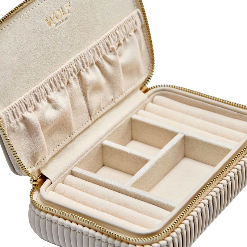 Wolf Bella Zip Case in Bone