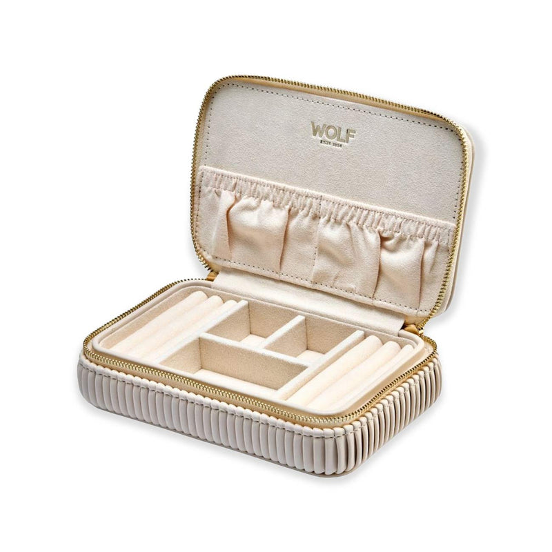 Wolf Bella Zip Case in Bone