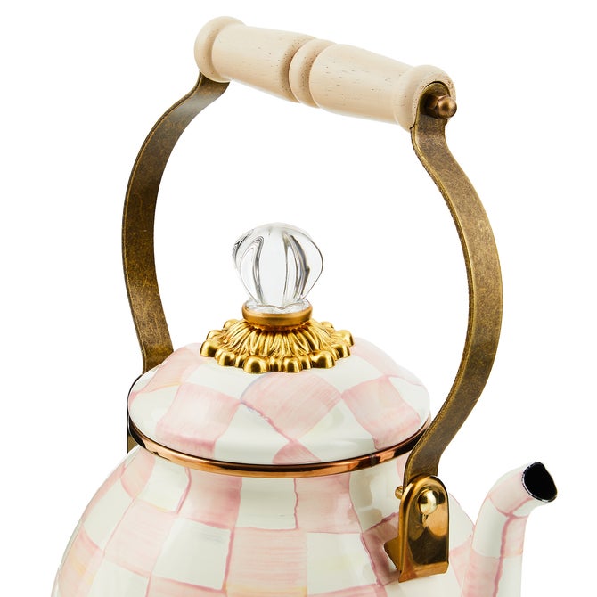 Rosy Check 2 Quart Tea Kettle