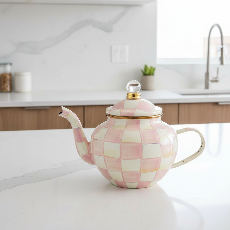 Rosy Check 4 Cup Teapot