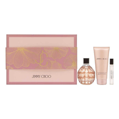 JIMMY CHOO 3 PIECE GIFT SET- 3.3 OZ EAU DE PARFUM SPRAY NEW Box for Women