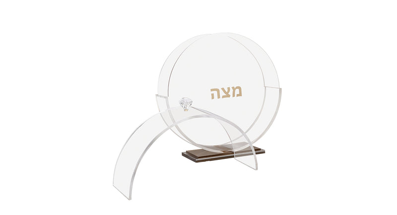 Modern Matzah Holder - Gold