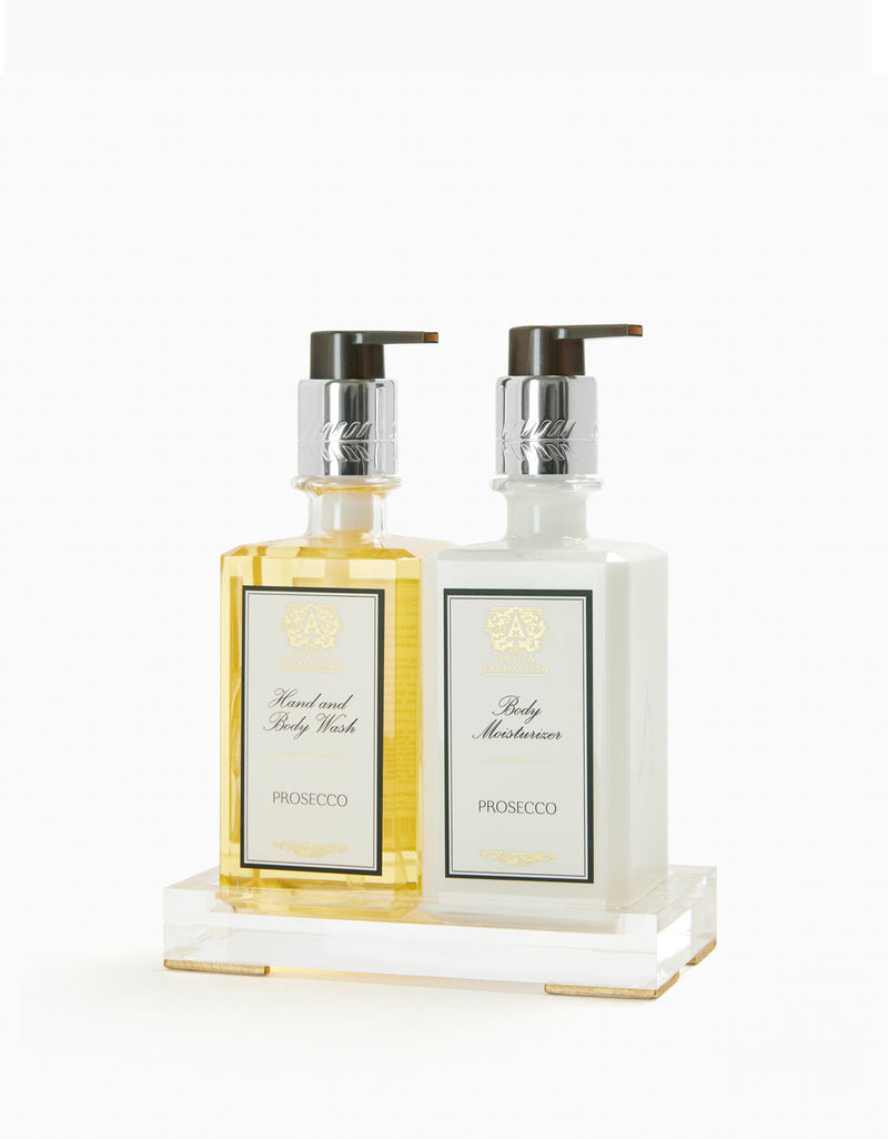 Acrylic Bath & Body Gift Set: Prosecco