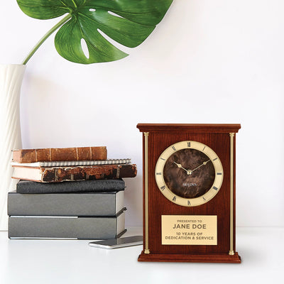 Achievement - Plaque - Oak/Walnut Finish