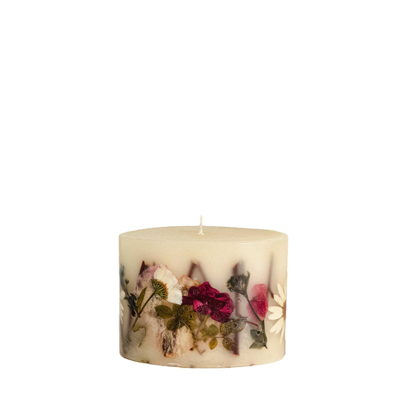 Apricot Rose Petite Oval Botanical Candle