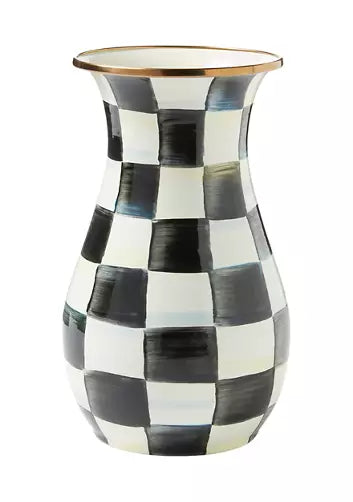 MacKenzie-Childs Courtly Check Tall Vase