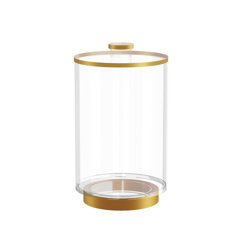 Acrylic Cookie Jar - Gold