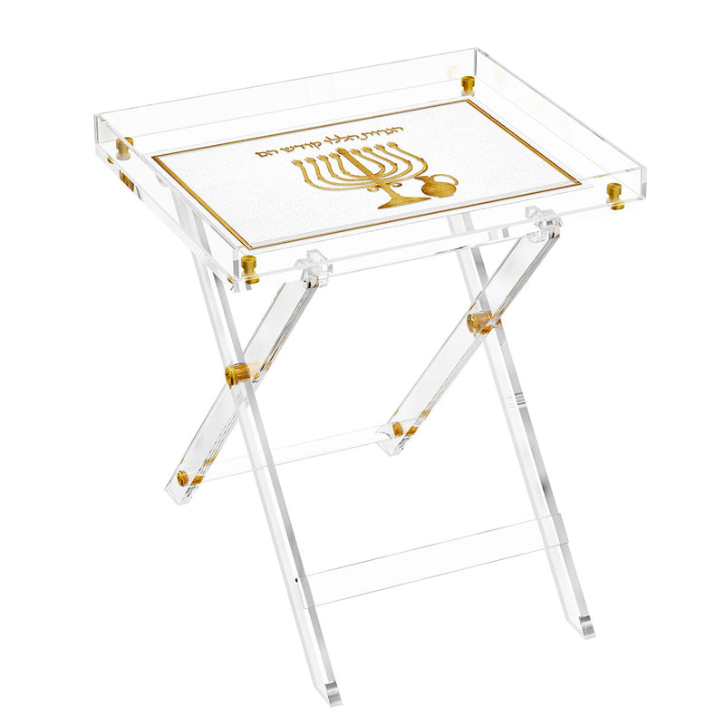 Leatherite Folding Table