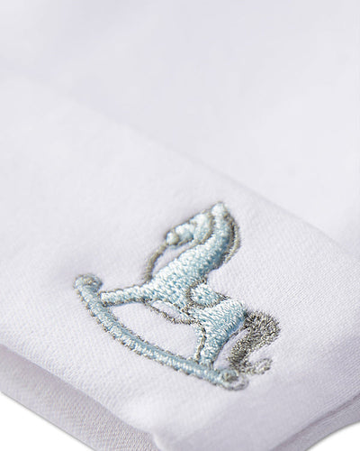 3 Piece Baby "Rocking Pony" 100% Pima Cotton Footie Set