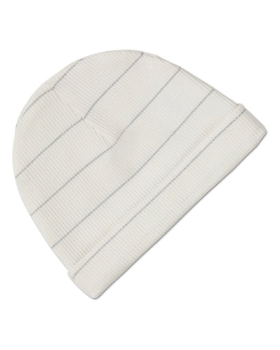 Unisex Baby Metallic Striped Side-Zipper Footie Set