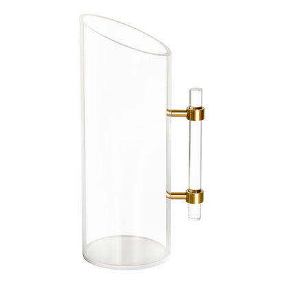 Acrylic Pitcher with Gold Handles