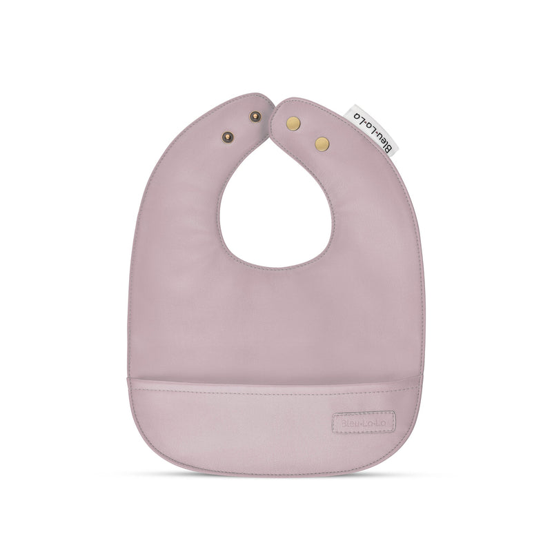 Classic Single  Vegan Leather Mauve Bib