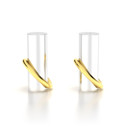 Ring Salt & Pepper Shakers, Set of 2