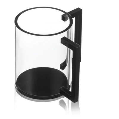 Black Lucite Washing Cup and Bowl Set