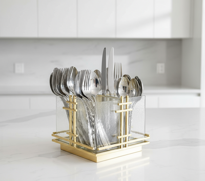 Horizon Cutlery Holder Gold