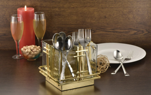 Horizon Cutlery Holder Gold