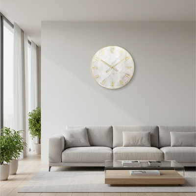 MARBLE CLOCK 24"