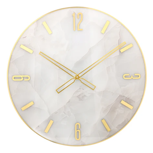 MARBLE CLOCK 24"