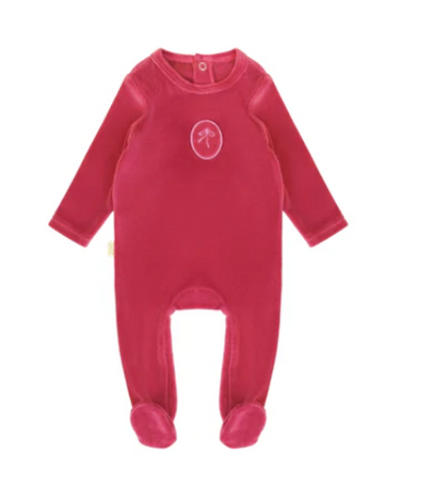 Emblem Velour Footie