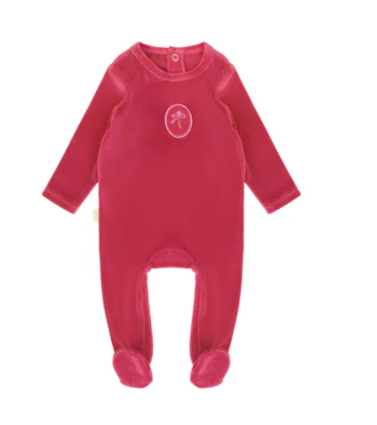 Emblem Velour Footie