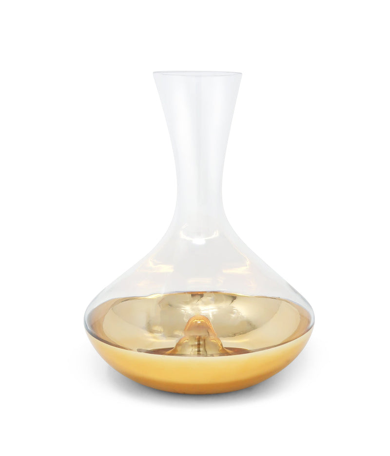 Decanter With Gold Dipped Bottom