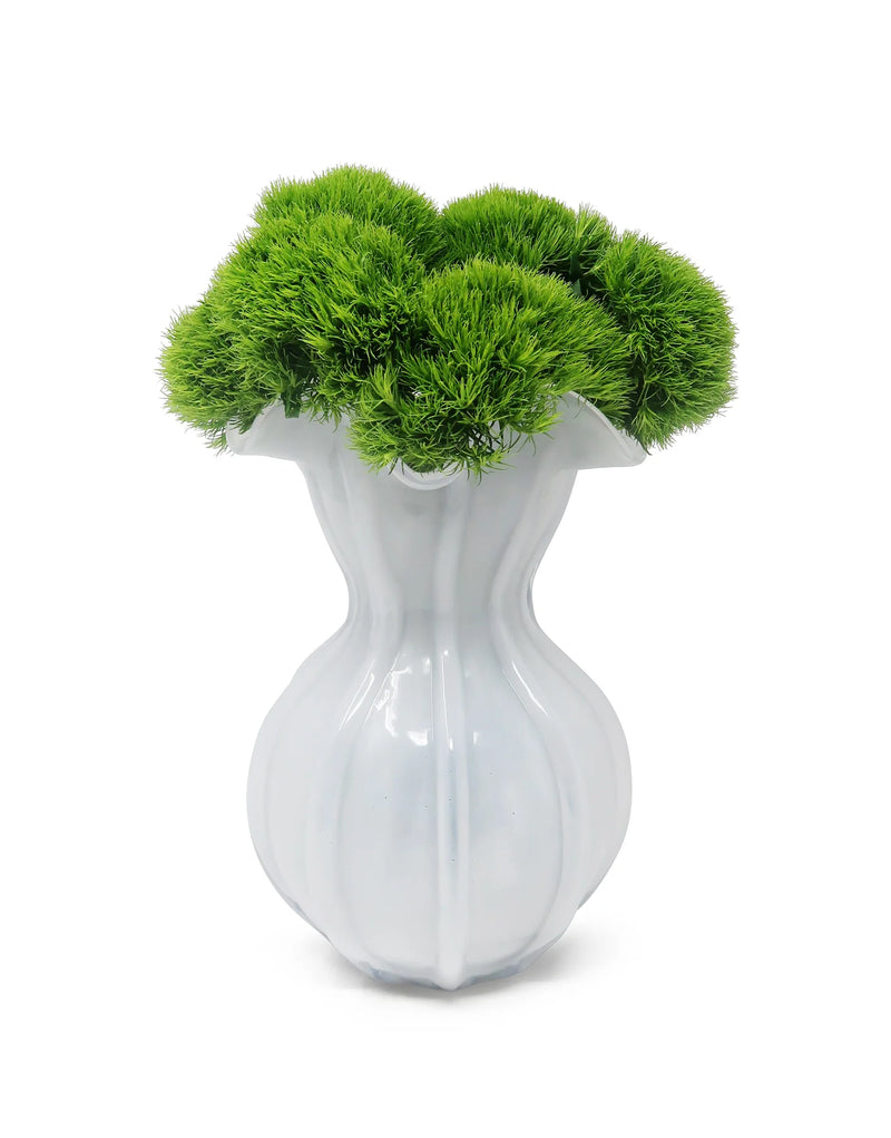 White Glass Vase (Available In 3 Sizes)