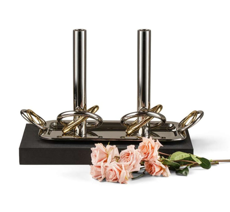 Anna Ring Candleholders, Set of 2