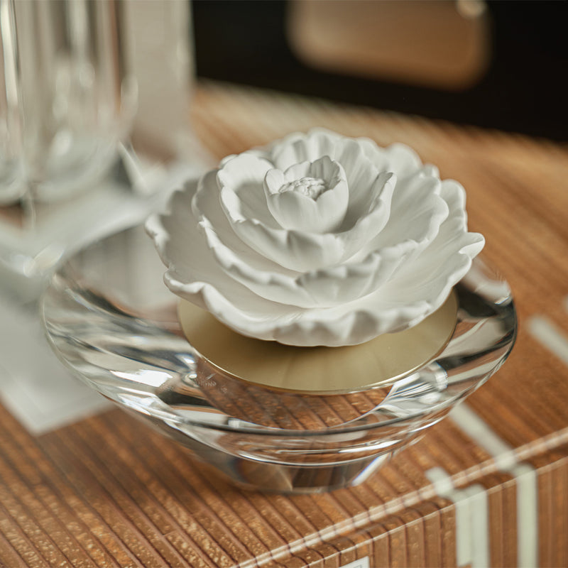 Dream Mini-Crystal Edition Porcelain Diffuser, Moroccan Peony