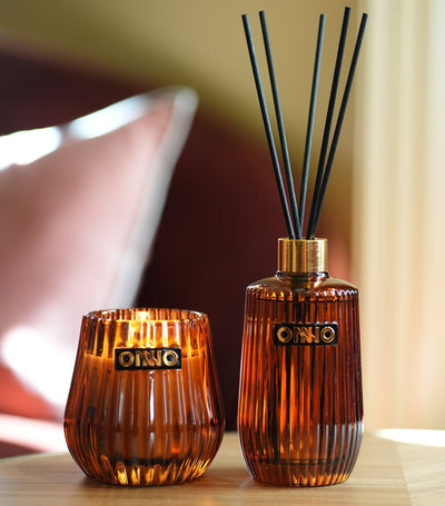 ONNO Eclectic Gift Set Candle And Diffuser - Ginger Fig