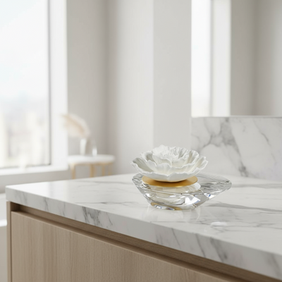 Dream Porcelain Diffuser Crystal Edition - Moroccan Peony