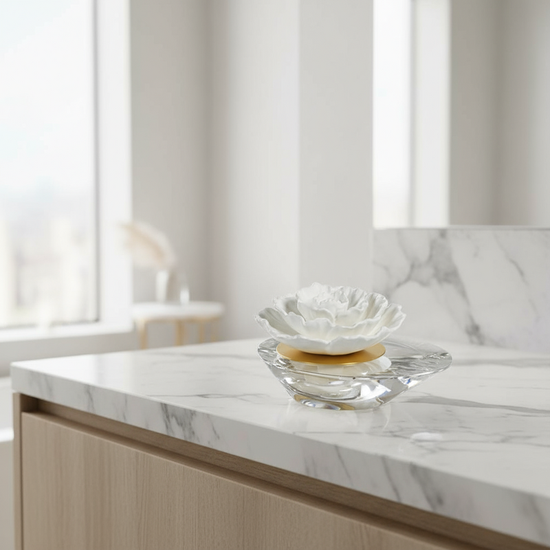 Dream Porcelain Diffuser Crystal Edition - Moroccan Peony