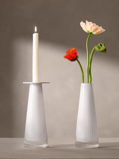 Beacon Candleholder/Vase H8.75in