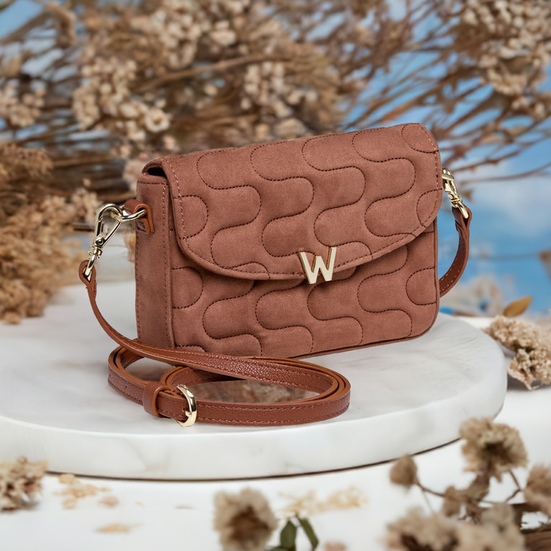 Mimi Swirl Cross Body Bag with Scarf