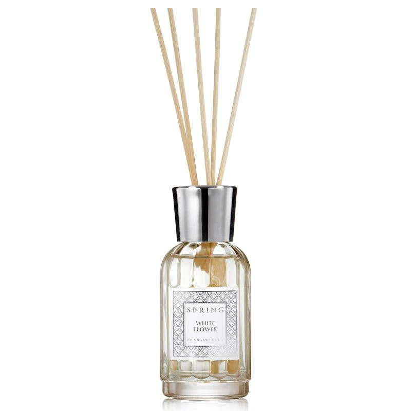 Spring White Flower Reed Diffuser 100 ml Clear