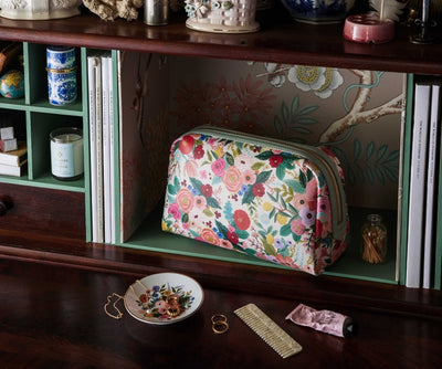 Garden Party Large Cosmetic Pouch