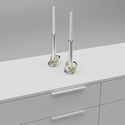 Anna Ring Candleholders, Set of 2